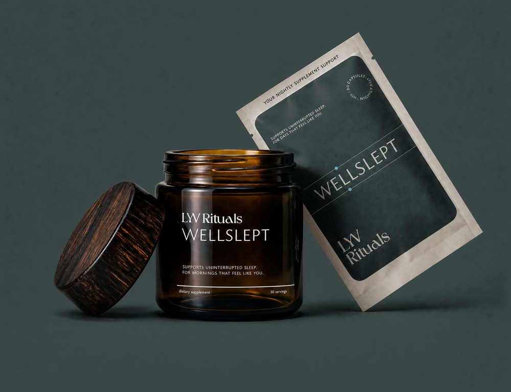 WELLSLEPT jar and sachet